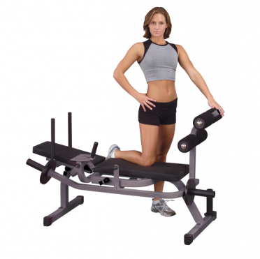 Body-Solid Horizontal Ab Crunch machine Bauchbank  