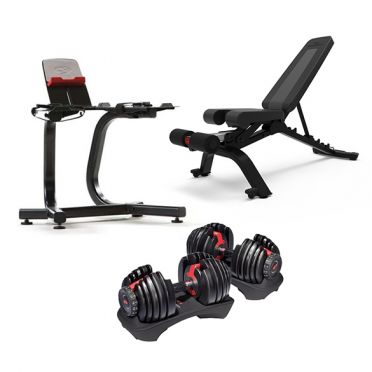 Bowflex 552i S SelectTech Hantelset 23,8 kg + Hantelständer + Bench
