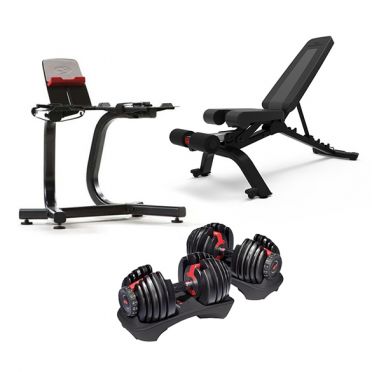 Bowflex 552i S SelectTech Hantelset 23,8 kg + Hantelständer + Bench 