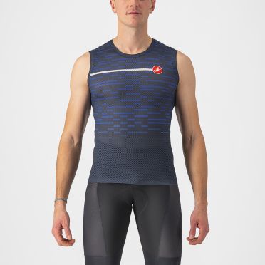 Castelli Insider Spinning Kurzarmtrikot Blau Herren 