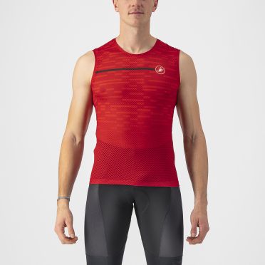 Castelli Insider Spinning Kurzarmtrikot Rot Herren