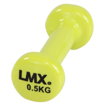 Lifemaxx Vinyl Dumbbellset Gelb 0,5 kg LMX 1150 