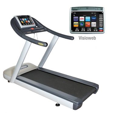 TechnoGym Laufband Jog Now Excite+ 700 Visioweb Silber gebraucht