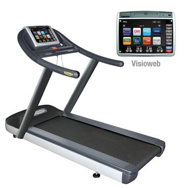 TechnoGym Laufband Jog Now Excite+ 700 Visioweb Schwarz gebraucht