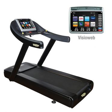 Technogym Laufband Run Now Excite + 700 Visioweb Schwarz gebraucht
