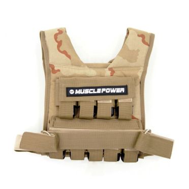 Muscle Power Gewichtsweste 20 kg Camou