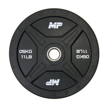 Muscle Power olympische Stossplatte 50 mm 5 kg schwarz 