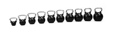 Muscle Power Kettlebell Set Gummi/Chrom 4 - 20 kg 