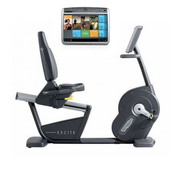 Technogym Liegeergometer Excite+ New Recline 700 Unity Schwarz gebraucht