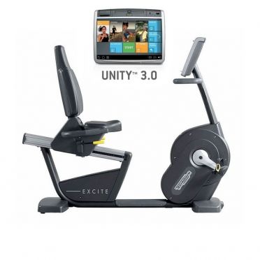 Technogym Liegeergometer Excite+ New Recline 700 Unity 3.0 Schwarz gebraucht