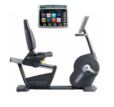 Technogym Liegeergometer Recline Excite+ 700 Visioweb Schwarz gebraucht