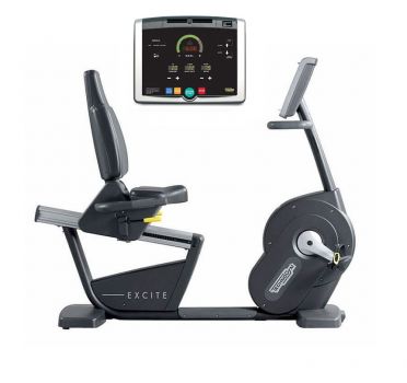 Technogym Liegeergometer Recline Excite+ 500i Schwarz gebraucht