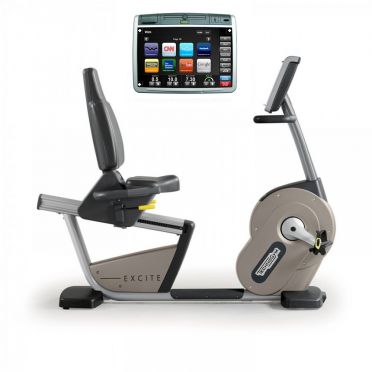 Technogym Liegeergometer Recline Excite+ 700 Visioweb Silber gebraucht