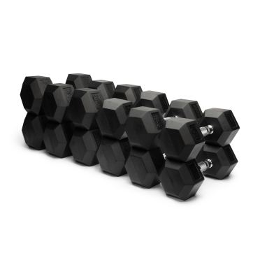 NUCCLR Hexa Dumbbell Set 12.5-25 KG 