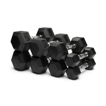 NUCCLR Hexa Dumbbell Set 2.5-10 KG 