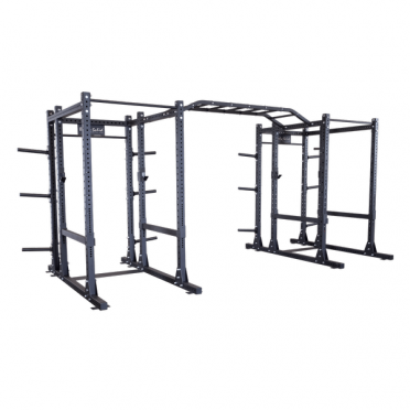 Body-Solid Commercial Extended Double Power rack package 