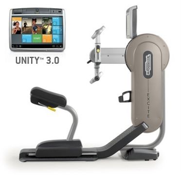 Technogym Arm Ergometer Excite+ Top 700 Unity 3.0 Silber gebraucht