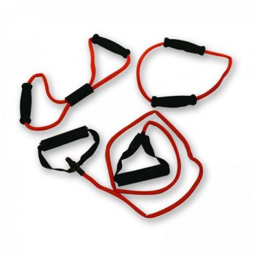 Tunturi Tubing set mit Griffen Stark Rot