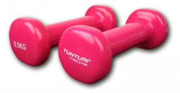 Tunturi Kurzhanteln Gusseisen mit Vinylbeschichtung 0,5 kg 14TUSFU108