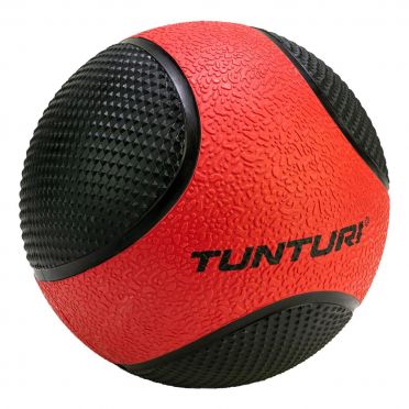 Tunturi Medizinball 3 kg Rot/Schwarz 