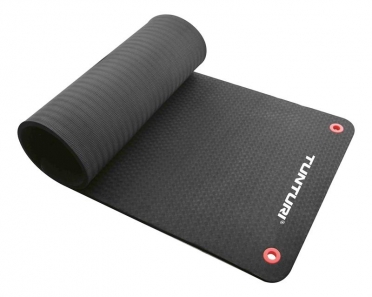 Tunturi Professional Trainingsmatte Schwarz 140cm  