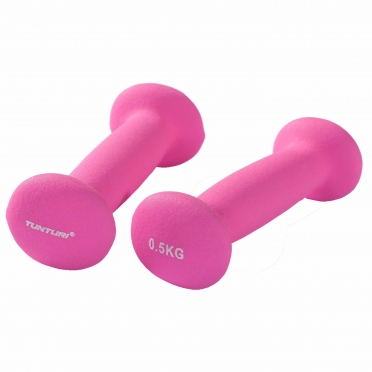 Tunturi Kurzhanteln Neopren Pink 0,5 KG 14TUSCL373 