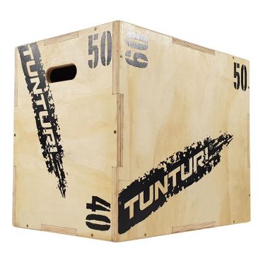 Tunturi Sprungbox Plyo Box Holz 40-50-60 cm 