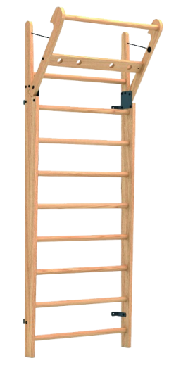 NOHrD WallBars Eschenholz sprossenwand 10 sprossen