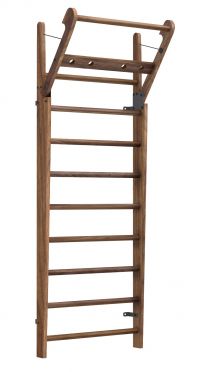 NOHrD WallBars Nussbaumholz sprossenwand 10 sprossen