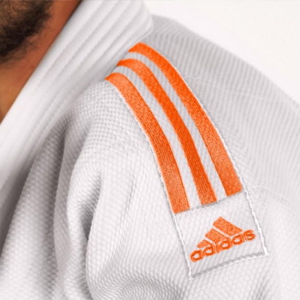 Adidas Judoanzug J990 Millenium WeiB Orange online kaufen beim fitt24