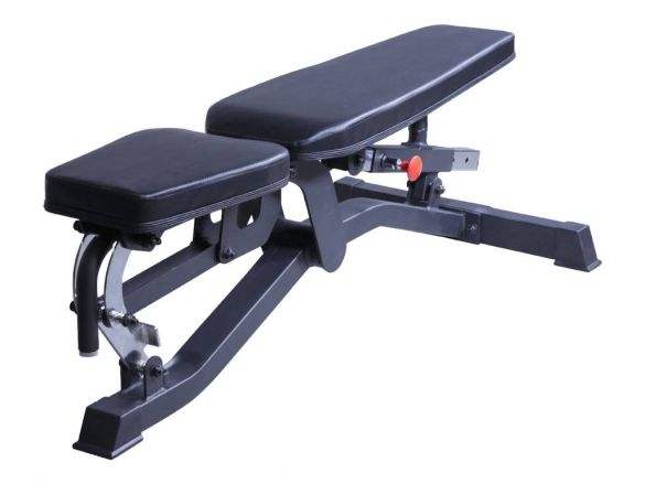 Lifemaxx verstellbare Trainingsbank Schwarz LMX1055