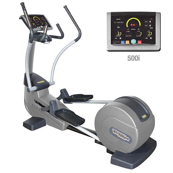 TechnoGym Crosstrainer Synchro Excte+ 500i Silber gebraucht BBTGSE500IZI