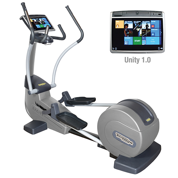 TechnoGym Crosstrainer Excite+ Synchro 700 Unity Silber gebraucht BBTGESY700UZI