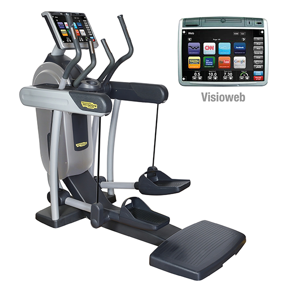 TechnoGym Crosstrainer Vario Excite+ 700 Visioweb Silber gebraucht BBTGVE700VZI
