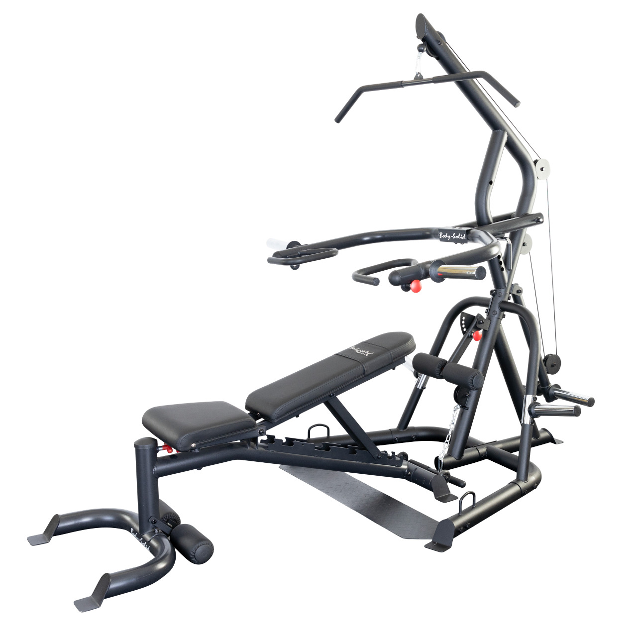 Body-Solid Corner leverage gym + Hantelbank KGLGS100P4