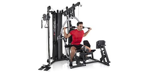 Lat pulldown Stationen