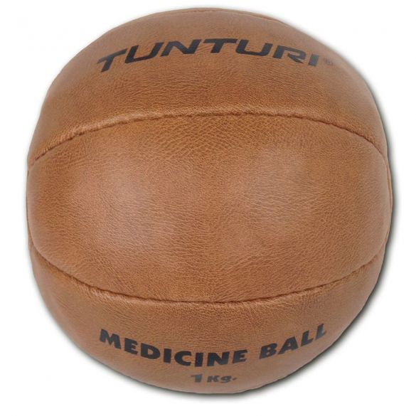 Tunturi Medizinball Kunstleder 1 kg Braun 14TUSBO097