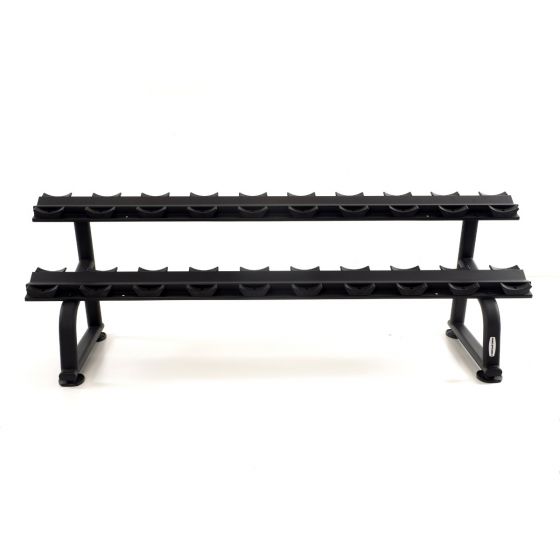 Muscle Power Kurzhantelablage mit Schalen für 10 Sätze schwarz FFMP71D1G-10sets
