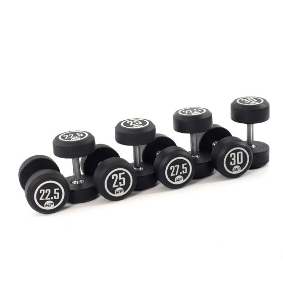 Muscle Power Dumbbellset runder Gummi 22,5 - 30 kg FFMP51D2A-22.5-30KG