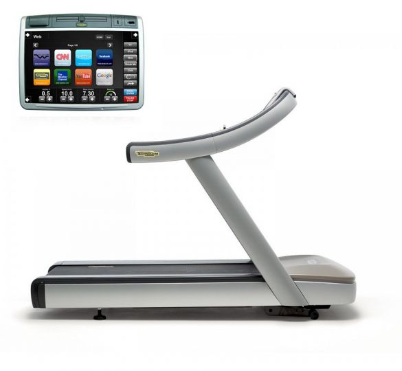 Technogym Laufband Run Now Excite+ 700 Visioweb Silber gebraucht BBTGRNE700VLCDTVIZI