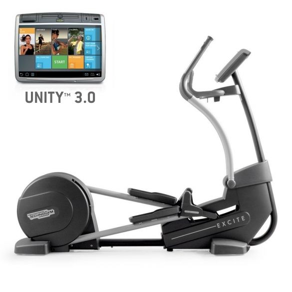 TechnoGym Crosstrainer Excite+ Synchro 700 Unity 3.0 Schwarz gebraucht BBTGESY700U3ZW