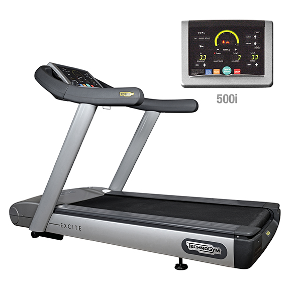 TechnoGym Laufband Run Excite 500i classic Silber gebraucht BBTGRE500IC