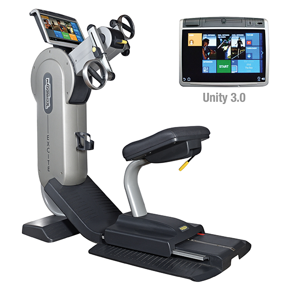 Technogym Arm Ergometer Excite+ Top 700 Unity 3.0 Silber gebraucht BBTGET700U3ZI
