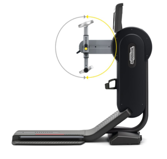 Technogym Arm Ergometer Top Excite+ 700 visioweb Silber gebraucht