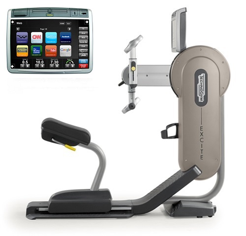 Technogym Arm Ergometer Top Excite+ 700 visioweb Silber gebraucht BBTGTE700VLCDTVIZi