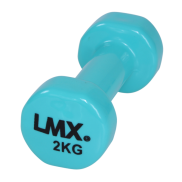 Lifemaxx Vinyl Dumbbellset Blau 2 kg LMX 1150 