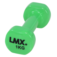 Lifemaxx Vinyl Dumbbellset Grün 1 kg LMX 1150 