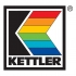 Kettler Heimtrainer Pedale mit Riemen 68003504C  68003504C