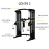 Centr 3 Home Gym Functional Trainer - mit Smith Machine  SF3.2
