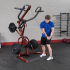 Body-Solid Corner leverage gym + Hantelbank  KGLGS100P4